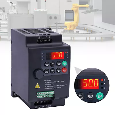 3 Phase Output Motor Variable Frequency Drive Converter Motor Controller 1500W • $89.30