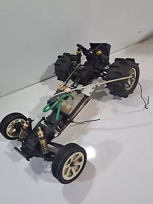 Vintage Kyosho Radio Controlled (R/C) Nitro 2wd Buggy Chassis Incomplete/Roller • $100