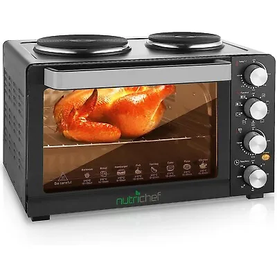 30 Quarts Kitchen Convection Oven 1400-Watt Countertop Rotisserie Roaster Grill • $118.70