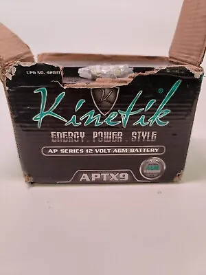 Kinetik APTX9 12V AGM Battery • $49.99