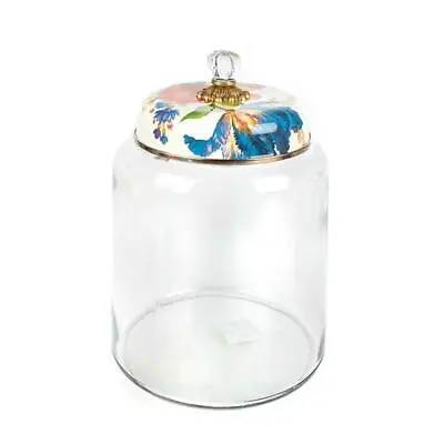 Mackenzie Childs White Flower Market Small Kitchen Storage Canister Bnib • $99.99