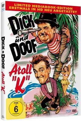 Dick Und Doof: Atoll K [Blu-ray & DVD Im Mediabook/NEU/OVP] Stan Laurel & Oliver • £15.53