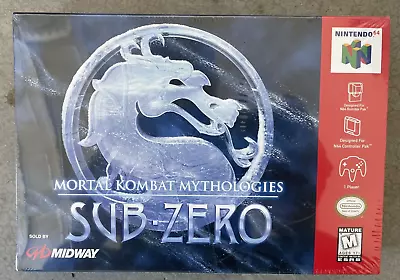 Mortal Kombat Mythologies: Sub-Zero (Nintendo 64 1997) • $2300