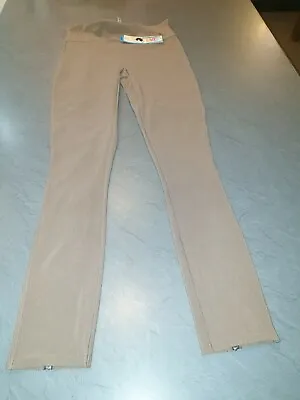 Spanx Zipper Leggings Mink UK Size L (16-18) Dress To Slimpress • £12