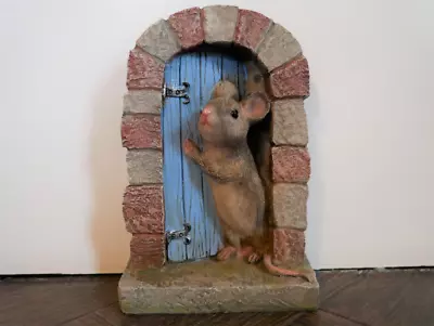 Mouse Fairy Door Ornament 15cm Animal Decoration Figurine Gift New • £14.95