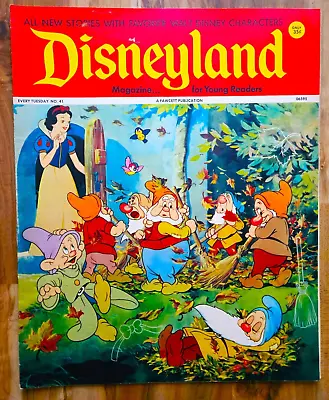 Vintage 1972 Disneyland Magazine #41 With Snow White & Dwarfs Cover • $6.99