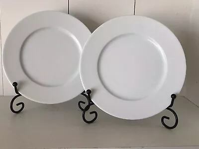 Set Of 2 Solid White Round KAHLA Round Salad Dessert Plates 8” Germany • $12.45