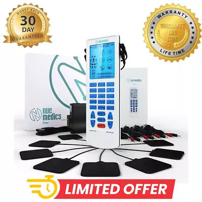 Tens Unit Muscle Stimulator Electronic Pulse Massager 4 Channel Massager Device • $24.99