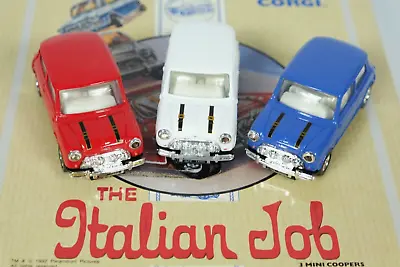 Corgi Classic Mini Cooper Mk1 Italian Job Set Number 3111 Of Just 6000 • £60