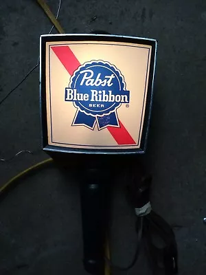 Pabst Blue Ribbon Beer Carriage Light Shaped Electric Sign Wall Mount • $58