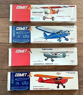 4 VINTAGE NOS COMET MODELS: Airplane Kits • $35