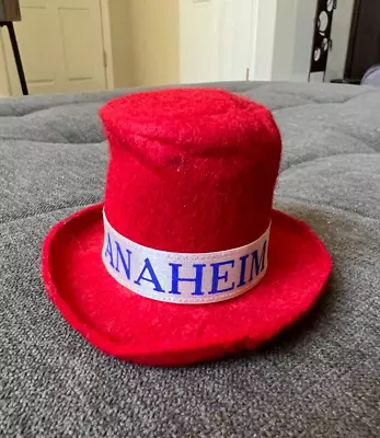 VINTAGE Salesman Sample Mini ANAHEIM  64  Red Top Hat • $9.99