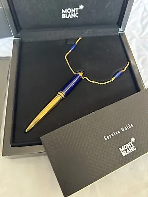 Montblanc Meisterstuck Solitaire Lapis Mozart 116 BP With Chain-New • $1879