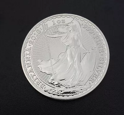 2018  Britannia Coin - 1oz Fine Silver 0.999 • £28