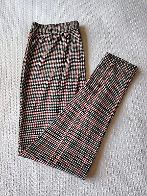 French Laundry Women's High Waist Houndstooth Print Stretch Pants XL • $11.50