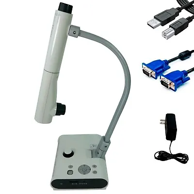 Document Camera Projector ELMO TT-02RX For Teachers Distance Learning W/Bundle • $85.05