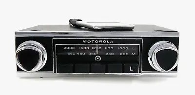 Motorola 114 UPGRADED Vintage Classic Car Radio With IPod MP3 Lead (- Earth) • £174.99