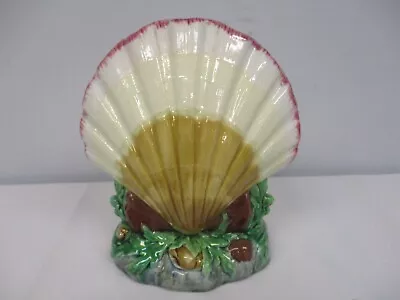 Antique Minton Scallop Shell 7 Hole Spill Vase • $2000