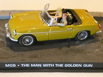 James Bond Model MGB “Man With The Golden Gun” 1:43 Model. Rare. Display Stand. • $20