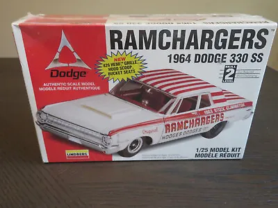 Lindberg Ramchargers  1964 Dodge 330 Super Stock 1/25 Sealed • $15