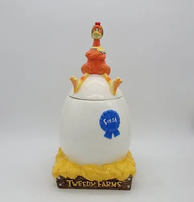 Treasure Craft Chicken Run The Movie Cookie Jar “ginger” Dreamworks 14” • $64.34