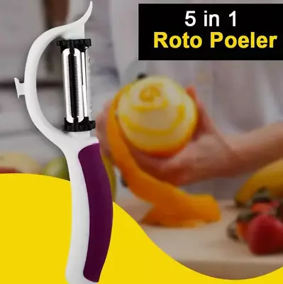 Roto Peeler Slicer Shredder Peeling Tool Straight Serrated Julienne Blades Kit • £3.79