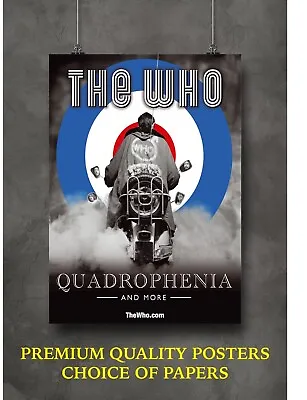 Quadrophenia The Who Art Large Poster Art Print Gift A0 A1 A2 A3 A4 Maxi • $7.81