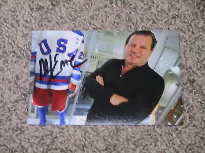 1980 TEAM USA Hockey MIKE ERUZIONE Signed 4x6 Photo AUTOGRAPH 1N • $8.99