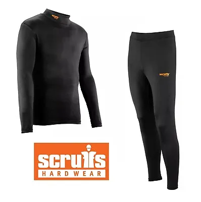 £16.99 • Buy Scruffs Pro BASE LAYER THERMAL Top | Bottoms Baselayer Active Shirt / Trousers