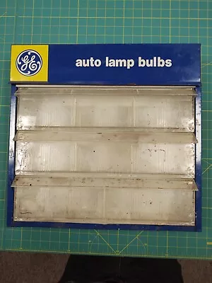 Vintage GE Auto Lamp Bulbs Light Bulb Display Cabinet Rack  • $49