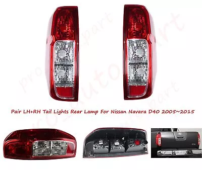 Pair LH+RH Tail Lights Rear Lamp For Nissan Navara D40 2005~2015 VSK MNT Ute AU • $103.99