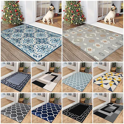 Large Door Mats Indoor Non Slip Outdoor Washable Rugs Kitchen Runners Floor Mat • £8.99