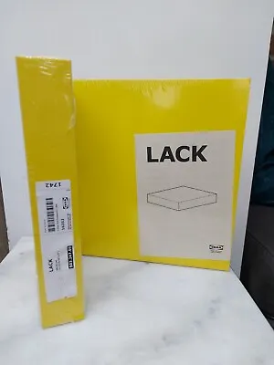 IKEA LACK X 2 Floating Wall Shelf 30x26cm New Sealed In Package 16353 Yellow • £26.99