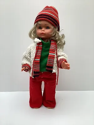 Gotz Puppe Play Doll Singing Walking Vintage Toddler Vinyl 24 Inch Large Doll • £50