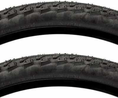 Sunlite Pathfinder MTB Urban Street City Black Wire Bead Bike Tire Pair 26 X... • $42