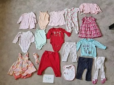 Baby Girl Clothes Bundle Size 3-6 Months Gap NEXT H&M F&F Etc • £12.50