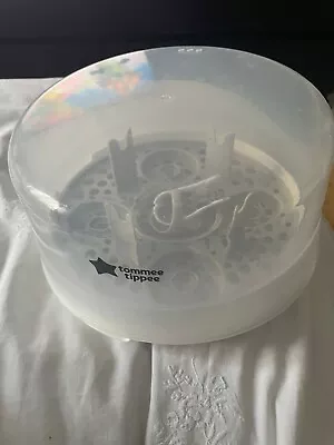 £4.99 • Buy Tommee Tippee Micro-Steam Microwave Steriliser White For Bottles