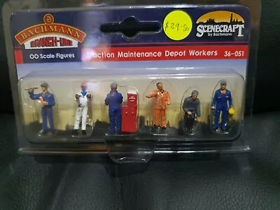 Bachmann Scenecraft 36-051 Traction Maintenance Depot Workers OO Scale • $29.50