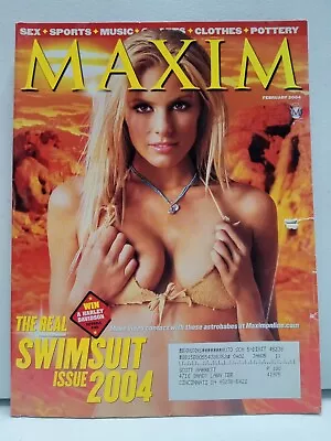 MAXIM Magazine #74 February 2004 Paige Butcher Swimsuit Issue Playboy Sexy • $2.67