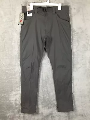 Wrangler Men's Pants ATG Synthetic Taper Convertible Trail Jogger Gray 34x32 NWT • $21.99