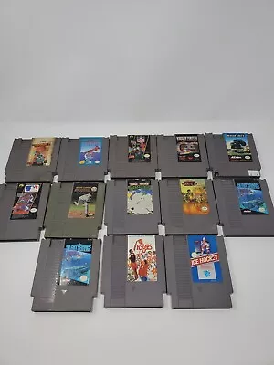 Lot Of 13 Nintendo NES Game Cartridges Untested Bigfoot TMNT Karate Champ • $14.99