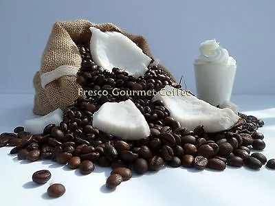 £3.95 • Buy Coconut Cream Flavour Coffee Beans 100% Arabica Bean Or Ground Coffee Flavoured