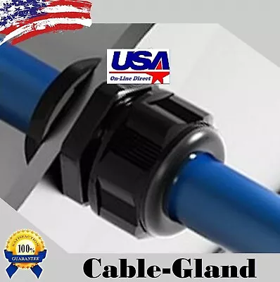 4 AWG 1/2  Waterproof Firewall Sheetmetal Grommet Power Wire Cable GA Marine  • $7.49