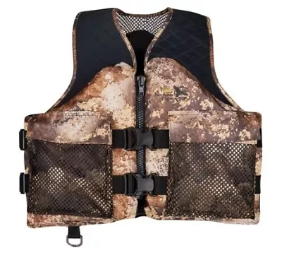 Cabela's Northern Flight Camo Mesh Life Jacket TrueTimber Prairie Adult 2XL • $17