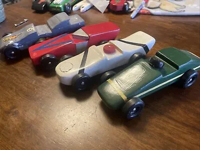 Vintage Pinewood Derby Cars BSA Cub Boy Scouts Cars Lot Of 4 • $39.52