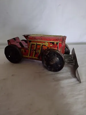 1930 S Vintage Marx Tin Litho Wind Up Tractor With Key ( F6 ) • $40