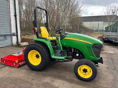 John Deere 3320 Compact Tractor+trimax Striker 190 Roller Mowerkubotaiseki • £13750