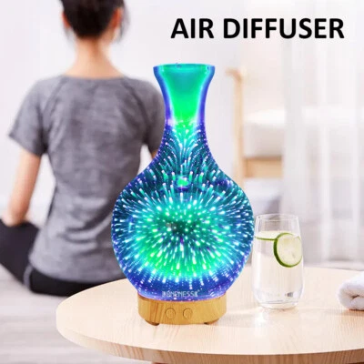 $28.95 • Buy 3D Firework Aromatherapy Diffuser Aroma Essential Oils Ultrasonic Air Humidifier