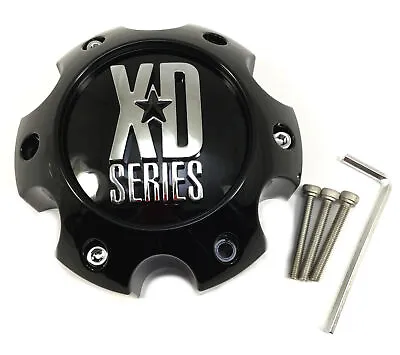 XD Series Gloss Black Wheel Center Hub Cap For 6Lug XD820 Grenade XD796 Revolver • $24