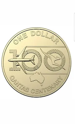 2020 Australia  Qantas Centenary $1 UNC COIN.From RAM Bag • $5